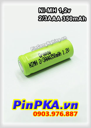 Pin Sạc Công Nghiệp-Pin Cell 1,2v Ni-MH 2/3AAA 350mAh